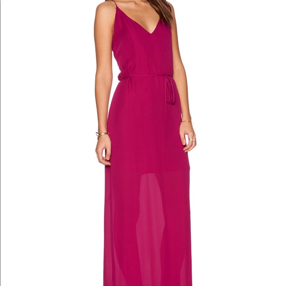 MAID by Yifat Oren Harlow Gown in Magenta - Picture 3 of 6